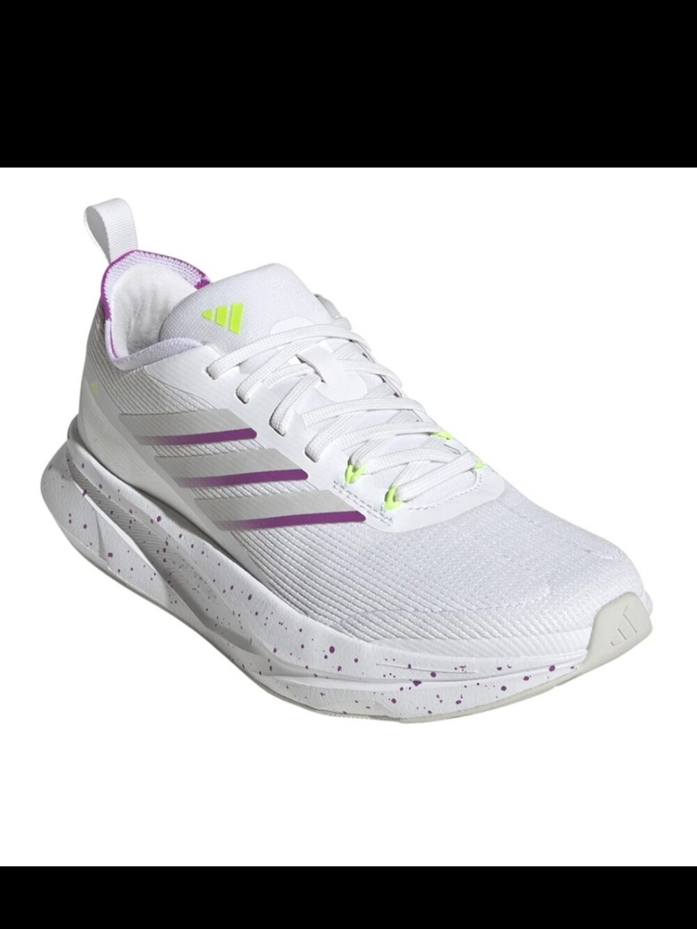 Adidas Jogit Running Shoes White Purple JR0874 Womens Size 7.5